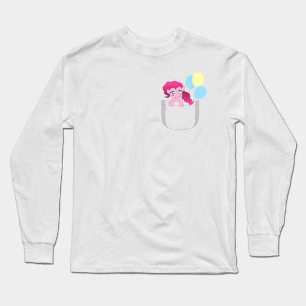 Pocket Pinkie Pie Long Sleeve T-Shirt by ChelsieJ22